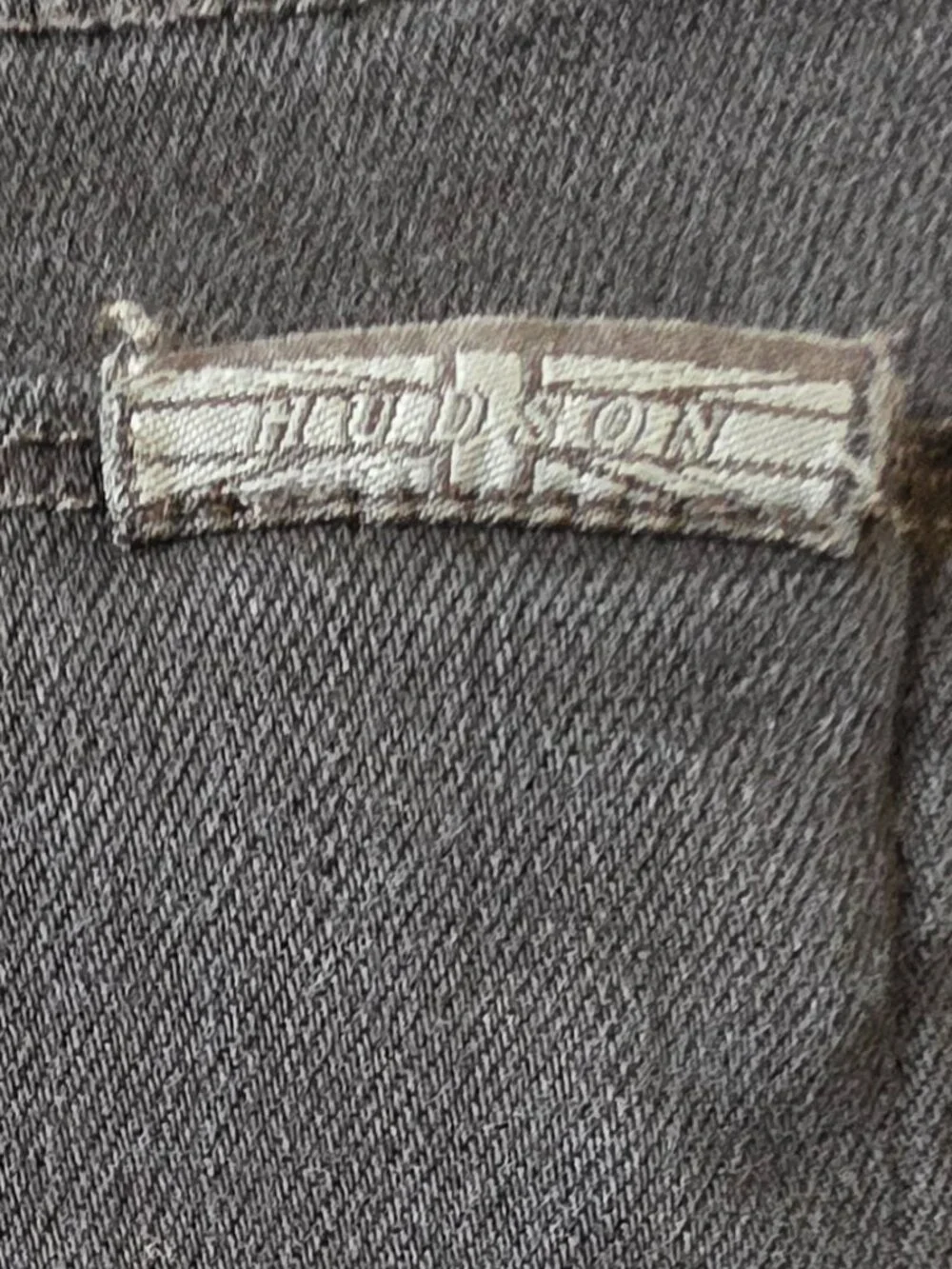 Hudson Nico Midrise Super Skinny Black Jeans, Size 25